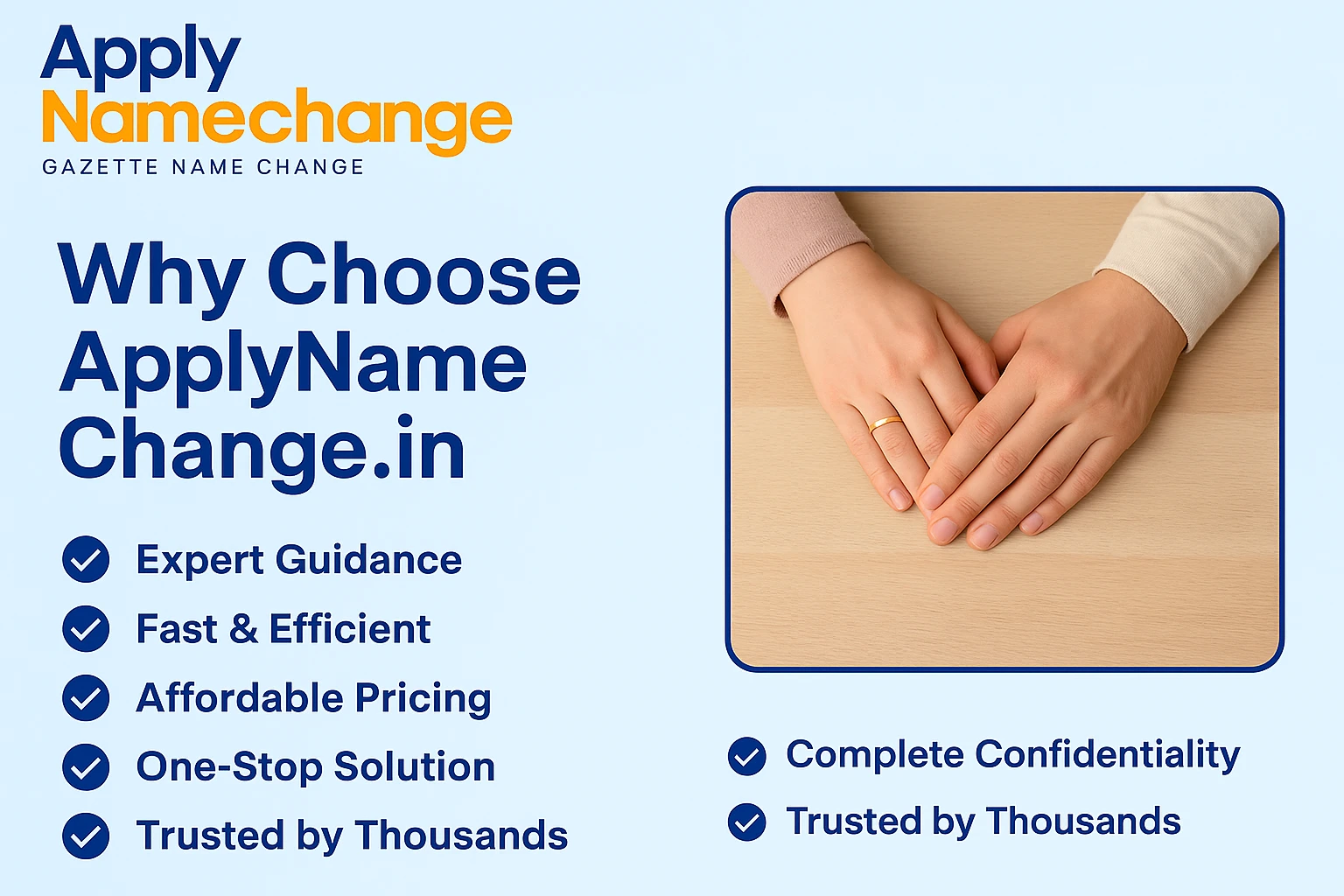 Why Choose ApplyNameChange.in